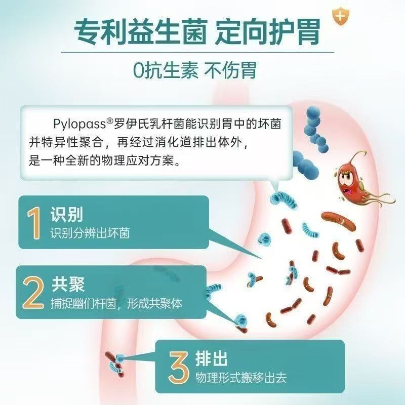 德国Purmeo帕米奥养胃益生菌粉 调理pylopass罗伊氏乳杆30粒/盒|undefined
