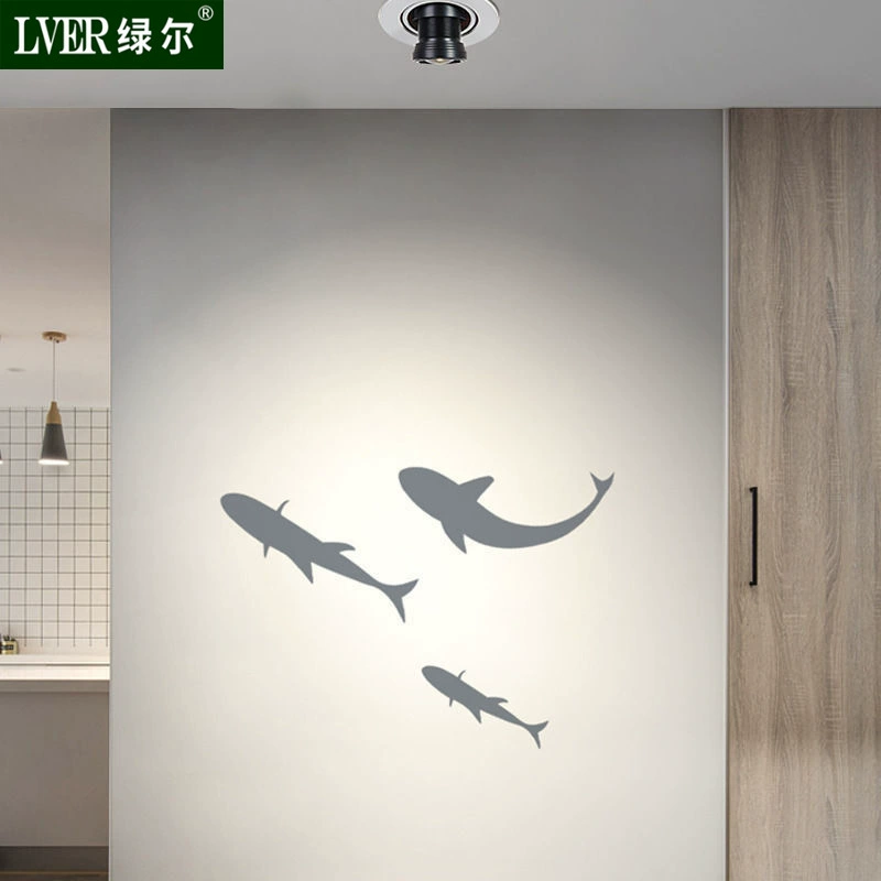 Встроенный вход в дом прожектор светодиодный потолочный проекционный рисунок рыбы домашний атмосферный коридор проход