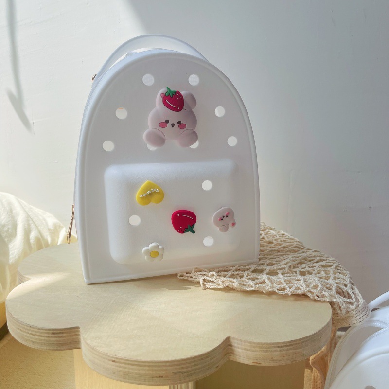 Paquete de silicona de conejo de fresa