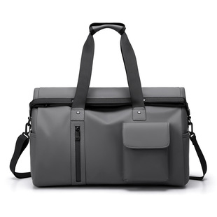 Cross-Border Fashion Business Trip Travel Bag Men's Simple Dry and Wet Separation Portable Sports Bag Can Be Used as a Trolley Travel Bag