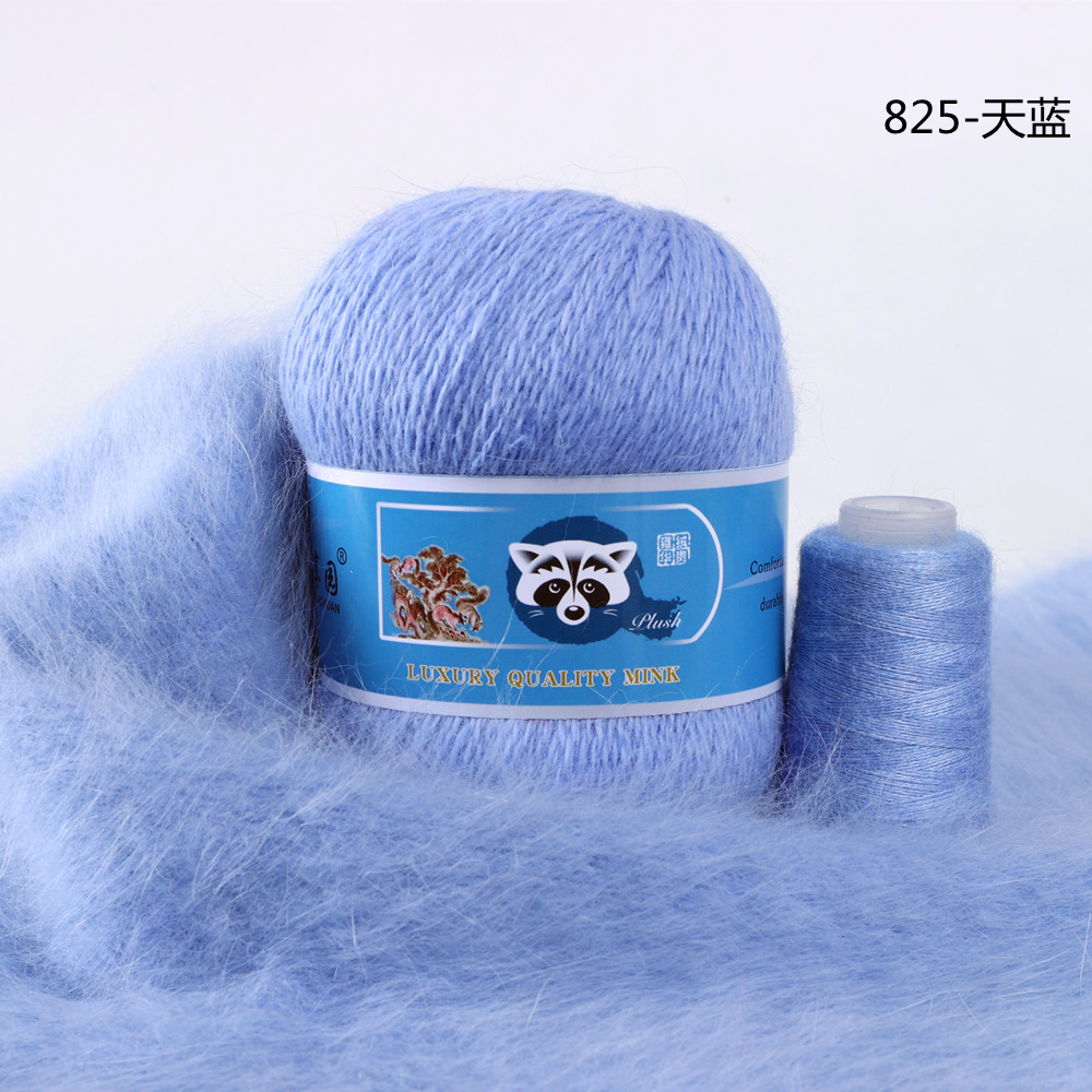 Venta Directa de fábrica medio grueso tejido a mano de lana de visón de lana Bola de lana tejida al por mayor de bricolaje bola de lana gran cantidad de descuento