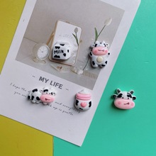 卡通奶牛系列树脂小配件奶油胶diy手工材料自制手机壳发饰品洞洞