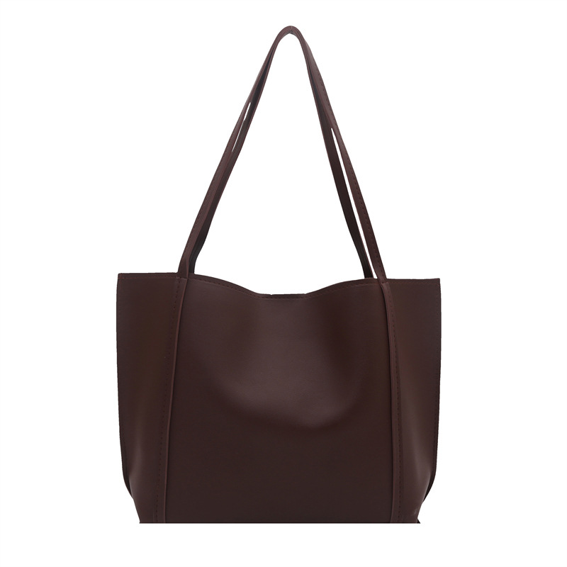 Europa y los Estados Unidos de la generalidad Retro Capacidad Casual Mujeres 2026 nueva moda simple simple de hombro bolsa