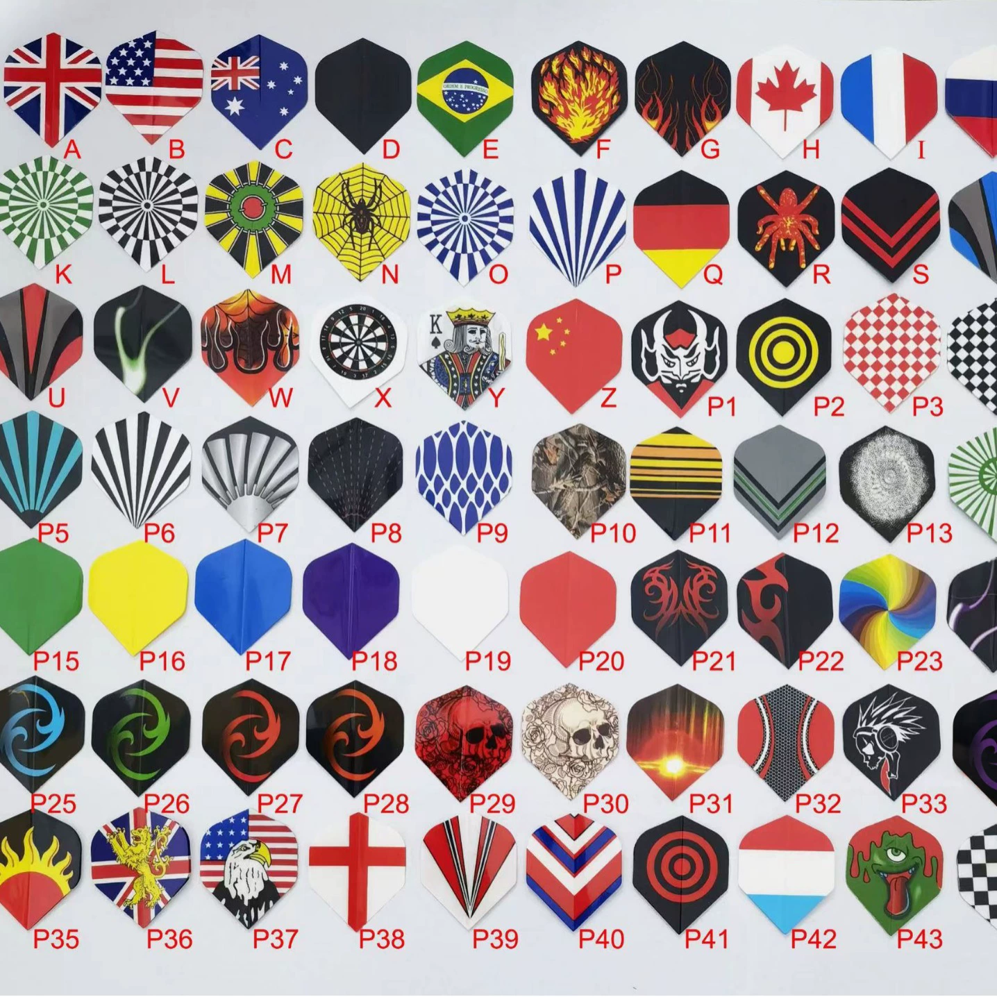 В наличии ПЭТ дротики Ye Fei аксессуары для дротиков с перьями Крыло Дротика Китайский флаг полет дротиков без пузырей без морщин