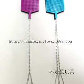 不锈钢挂钩苍蝇拍 灭蚊拍 塑胶塑料耐用网面拍子随意拍 日用礼品