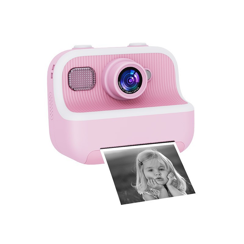 Nueva cámara de impresión Cámara digital para niños Polaroid lindo juguete de dibujos animados mini cámara de impresión HD