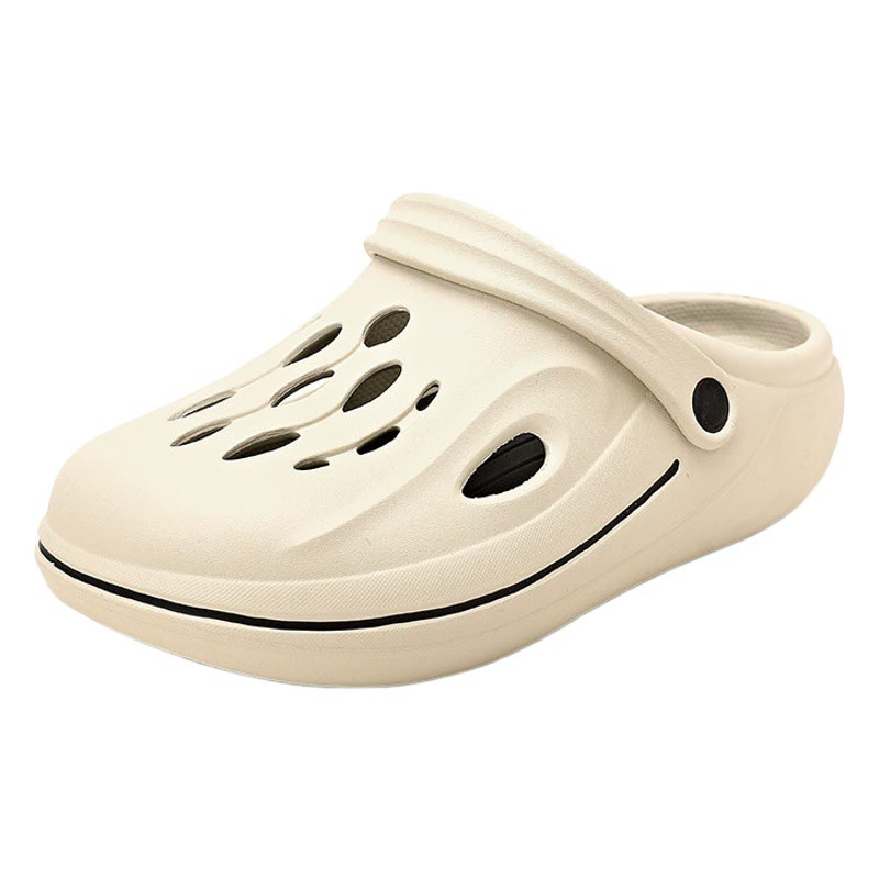 Внешняя торговля оптом обувь с отверстиями 4,0 Shit Feeling толстое дно Нескользящая пляжная обувь увеличенные дышащие летние сандалии Baotou для мужчин