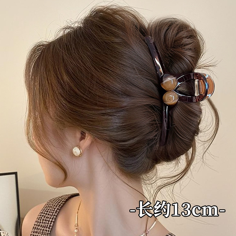 2026 nuevo clip de agarre de alto nivel lindo coreano cabeza trasera clip de cabello toque de cabello gran exquisito clip de tiburón clip de cabello image 8