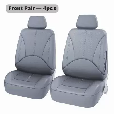 Car Seat Cover 9-Piece Seat | Seat cushion, seat cover - gray-4-piece-set
