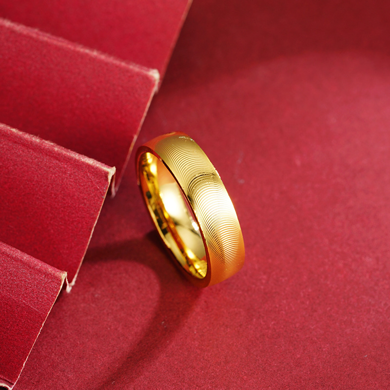 Anillo de oro Arena de Vietnam Seiko anillo de ojo de gato moda simple transfronteriza en vivo al por mayor suministro de anillo de aleación de cobre