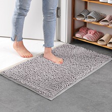 亚马逊热爆款卧室进门细雪尼尔吸水地垫 门垫浴缸垫浴室防 滑脚垫