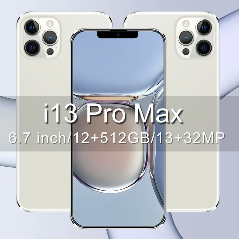 Смартфон i13 Pro Max (Intel Core i13), 6,7-дюймовый широкий экран, 12＋512 ГБ