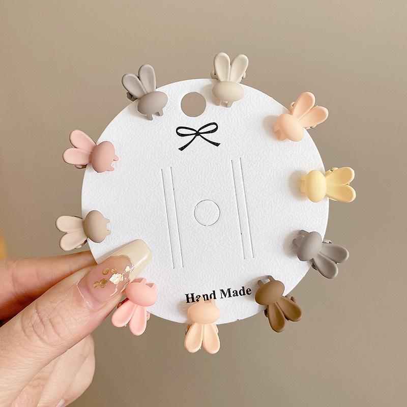 Flor de color dopamina pequeña broca de pelo broca de borde broca de frente broca de peluche broca de princesa pequeña broca de cabeza