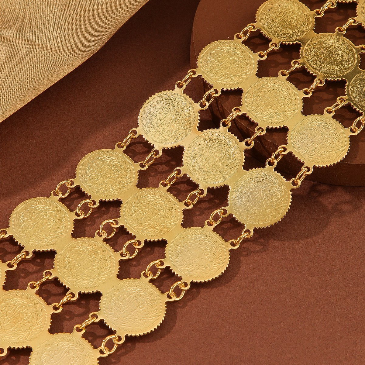Vintage Coin Waist Chain, Three-layer Bodychain For Women_voghion.com