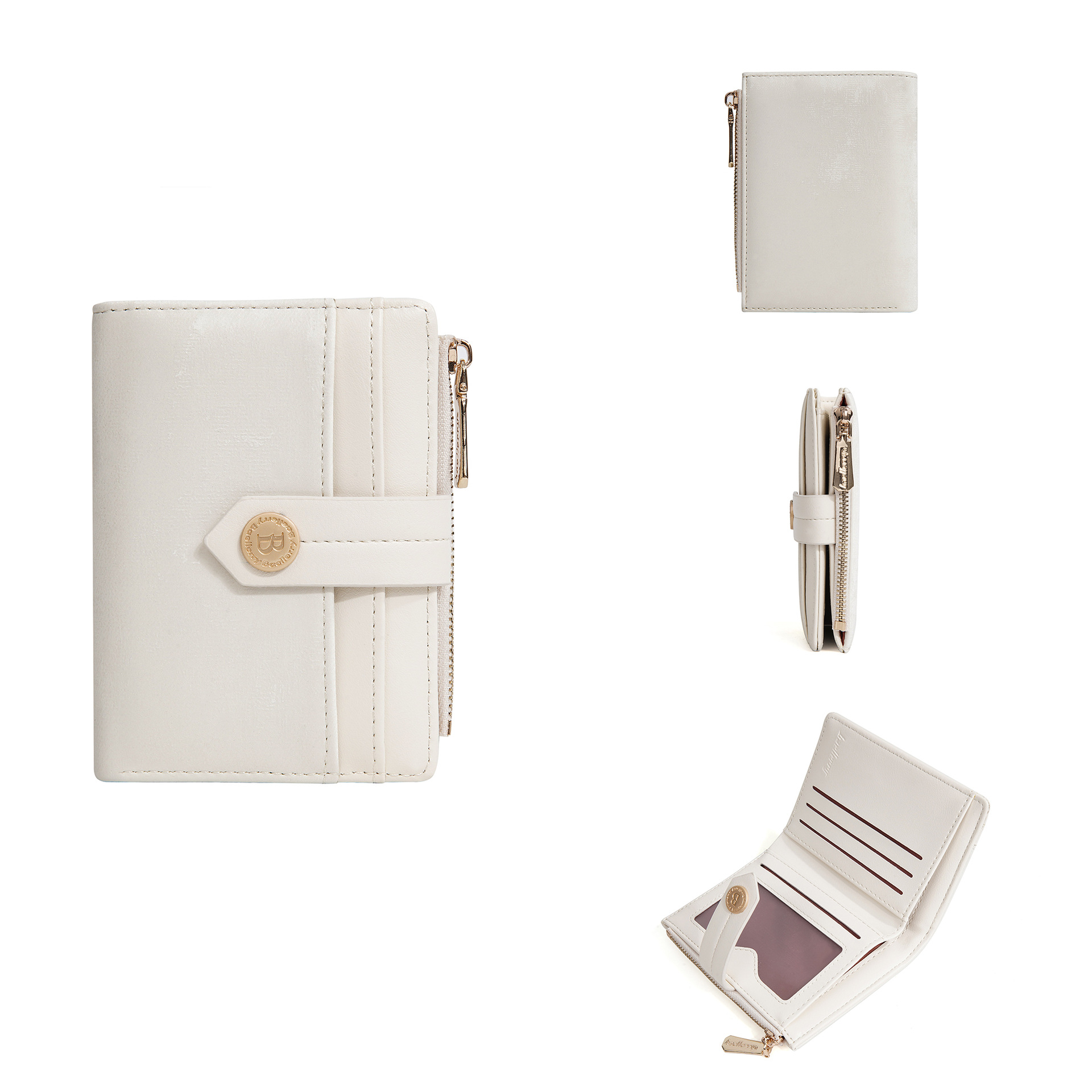 ウォレット カード ホルダー オールインワン レディース クロスボーダー 学生 レディース ハイエンド ショート インスタイル カード ホルダー ジッパー バッグ 小銭入れ