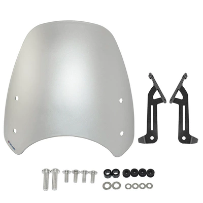 Motorcycle front windshield TRIUMPH Street Twin - silver