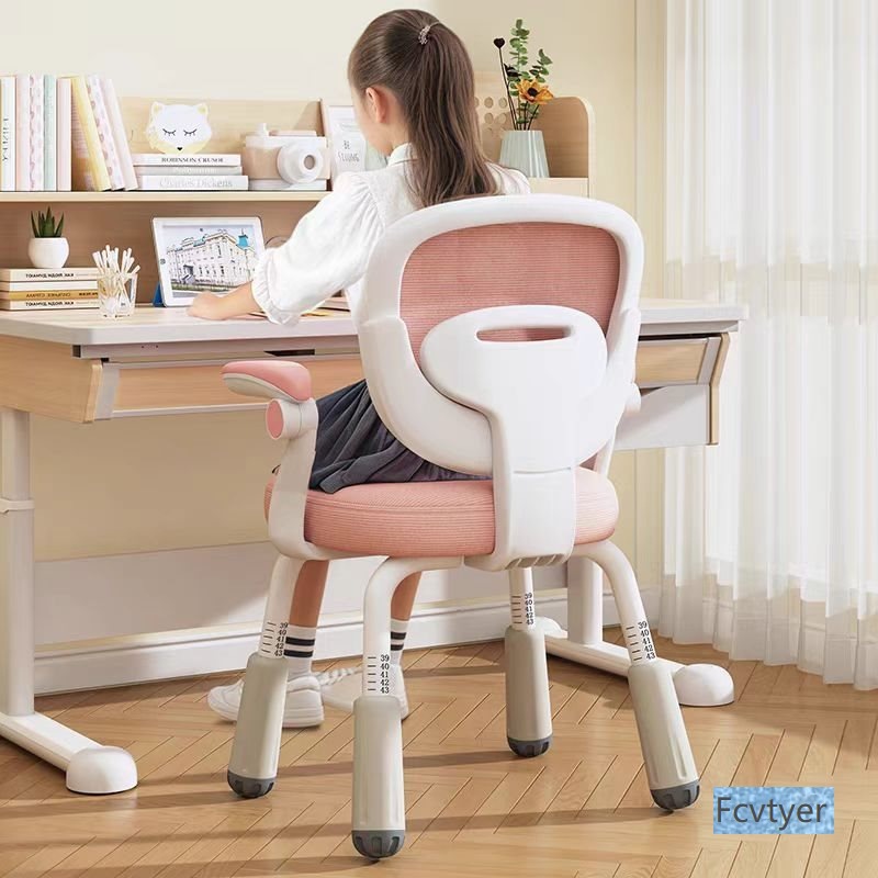 Adjustable Desk Chair for Children with Posture Correction, Suitable for Students, with Backrest and Study Chair