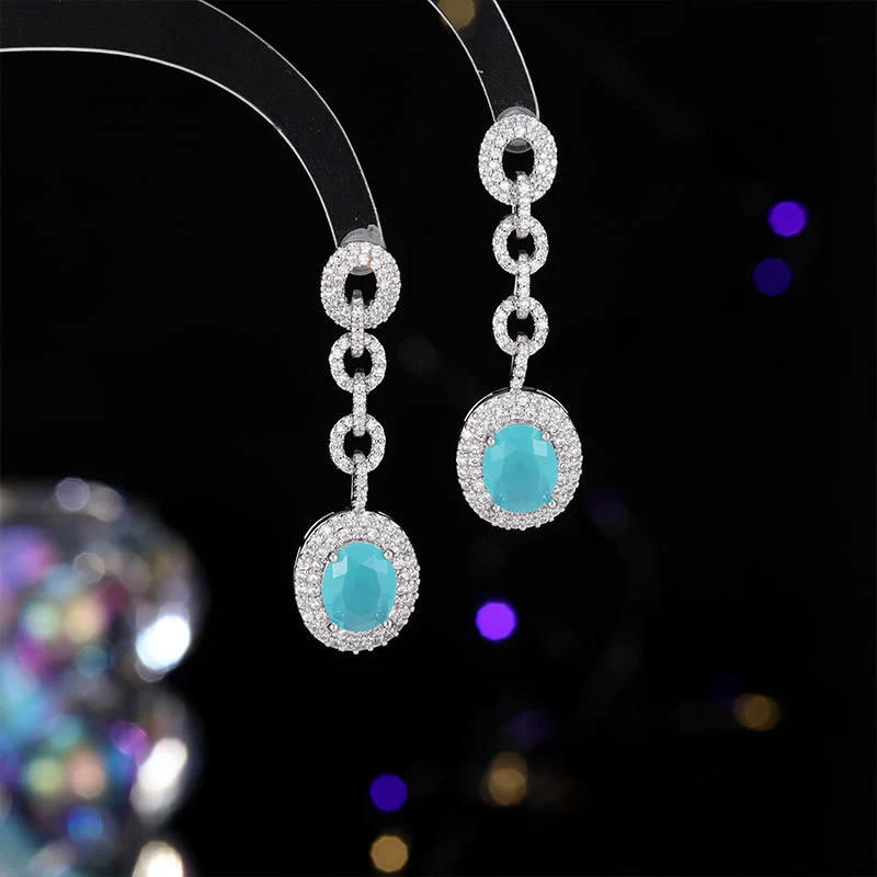 Серьги S925 из серебра, подвеска-кинджал из циркона, лёгкая роскошь, европейский стиль, 3 цвета