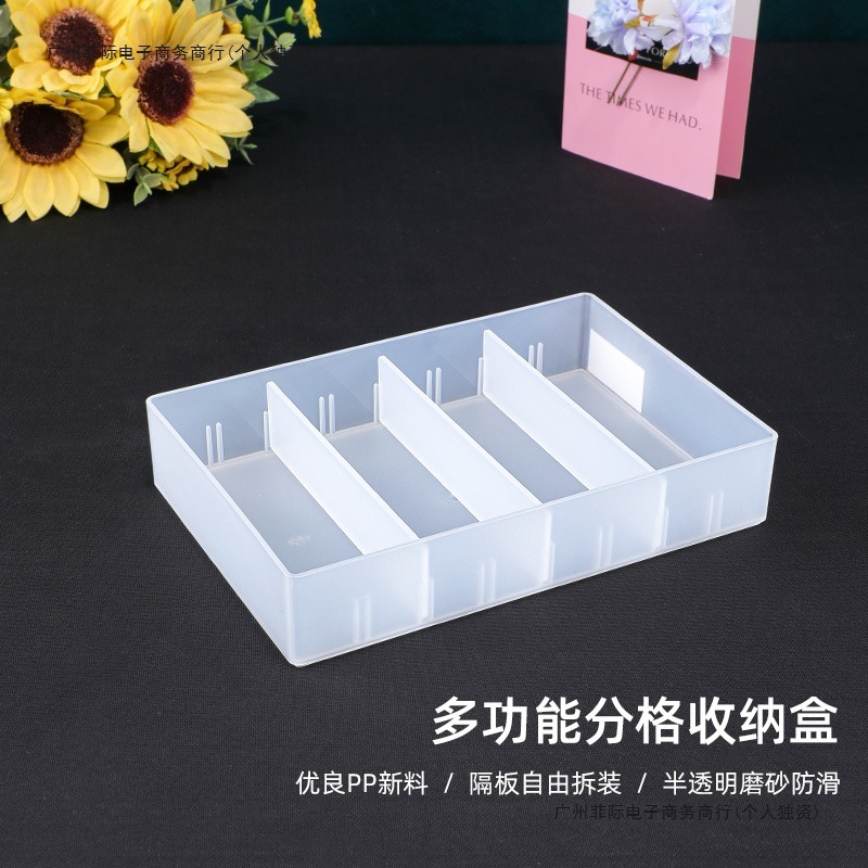 プラスチック製のコンパートメント収納ボックス、透明なナース薬箱、分離された収納バスケット、注射薬局バスケット、輸液卸売|undefined