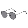 Retro metal fashionable sunglasses, European style, 2023 collection, internet celebrity, fitted