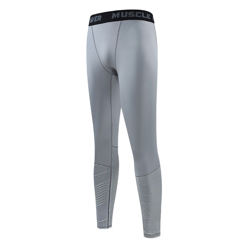 En stock Pantalones deportivos PRO de los hombres pantalones de entrenamiento fitness running pantalones Amazon transpirable de secado rápido medias elásticas