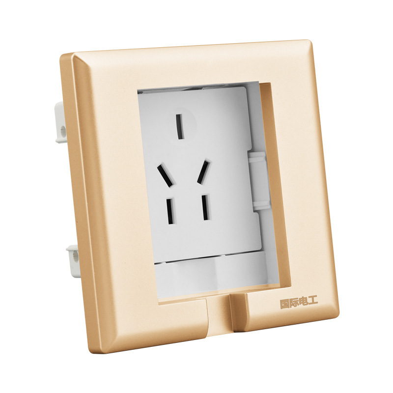電気技師タイプ 86 家庭用壁スイッチソケットパネル 16A 多穴 1 オープン 5 穴 USB 電源ソケット付き|undefined