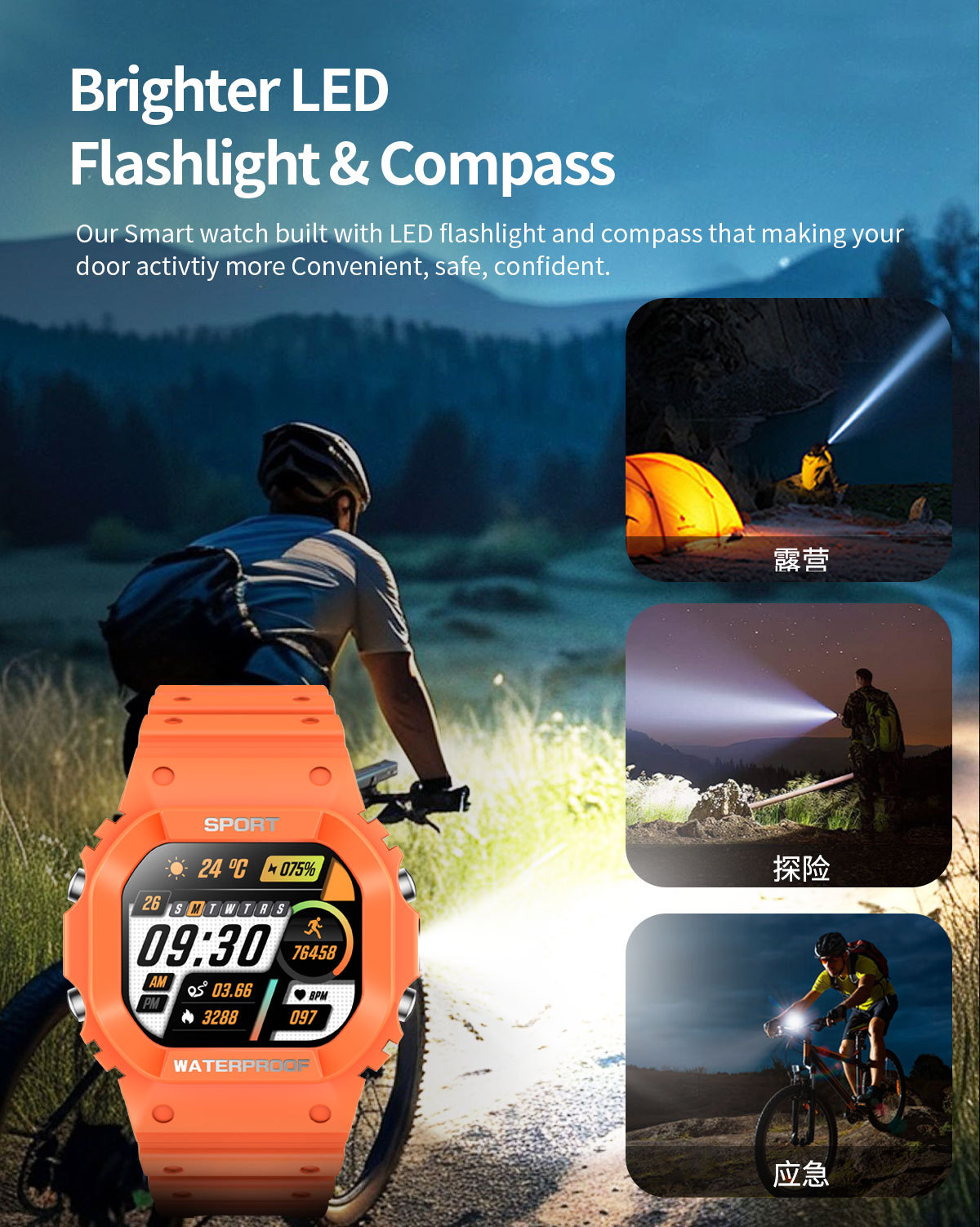 Lc31 Smartwatch Mit Touchscreen Wasserdichte Sportuhr Unisex_voghion.com