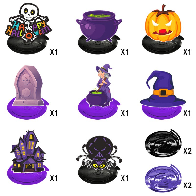 Europa y América Halloween decoración de fiesta espiral calabaza espiral decoración de fantasmas decoración de terror