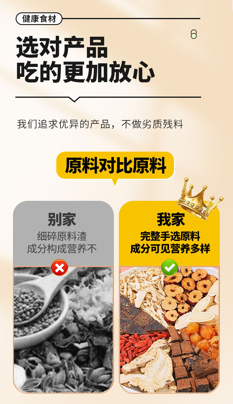 Angelica Astragalus Ginger Jujube Tea Dang Qi Jiang Zao Drink 16g x 10 Sachets Instant Cold Brew Herbal Tea specifications