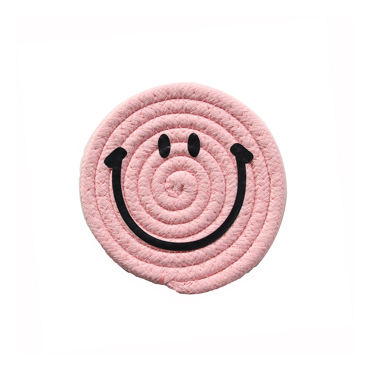 Coaster té posavasos ins estilo anti-escaldado estera de la olla cuerda de algodón tejida de aislamiento mantel estera del Tazón lindo mantel estera del aislamiento