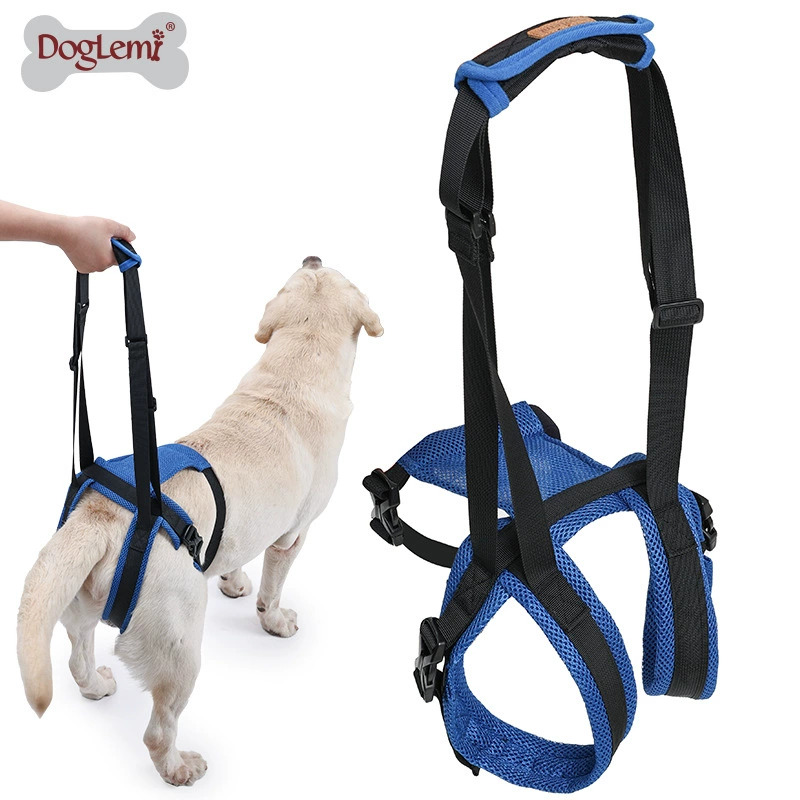 Вспомогательный ремень для задней ноги пожилой собаки, портативный ремень для травмированного питомца, улучшенный регулируемый тяговый ремень для выхода из и в автомобиль