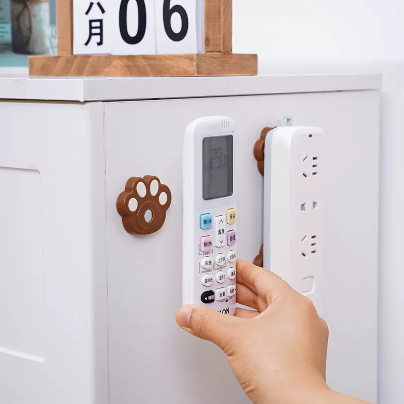 强磁力遥控器磁吸贴电视空调遥控器收纳壁挂式吸盘磁吸挂钩免打孔