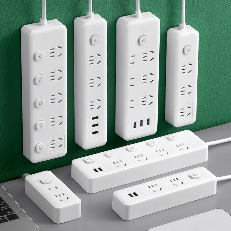 小米同款家用多功能插座USB多孔位排插板插线板宿舍接线插板排插