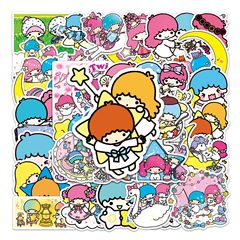 50 cartoon Sanrio Twin Stars animation children's reward planner suitcase laptop sticker