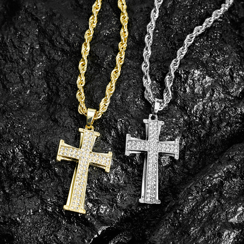 retro necklace hip-hop style