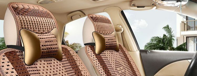 Summer five-seater breathable all-season applicable seven-seater ice silk car seat cushion, summer single-seater special car seat cover, full coverage