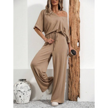 Z 38923 Batwing wide leg pants set ���������ȿ���װ�羳
