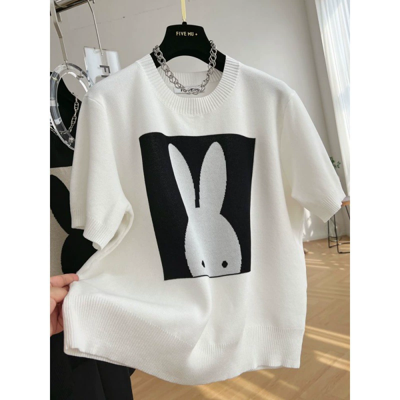 Т Nick Silk knitted thin summer sweater, T-shirt, western style