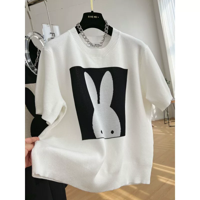 Т Nick Silk knitted thin summer sweater, T-shirt, western style