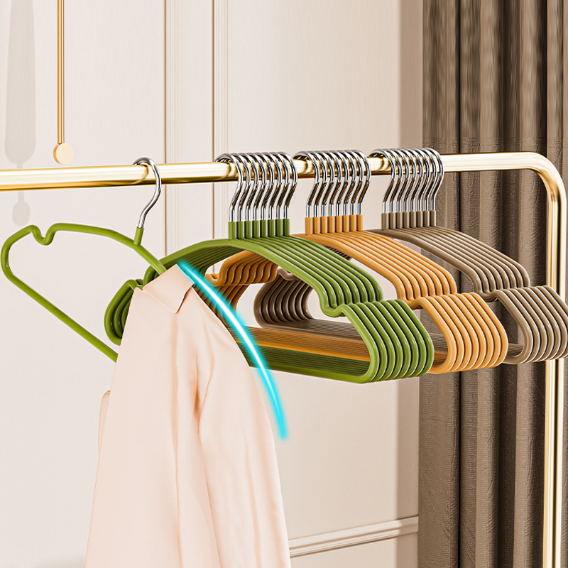 Adult Thick Luxury Hangers with a Frosted Finish, Extra Thick Hangers, Non-Slip Clothes Hangers, Garment Hangers, Shoulder Protectors