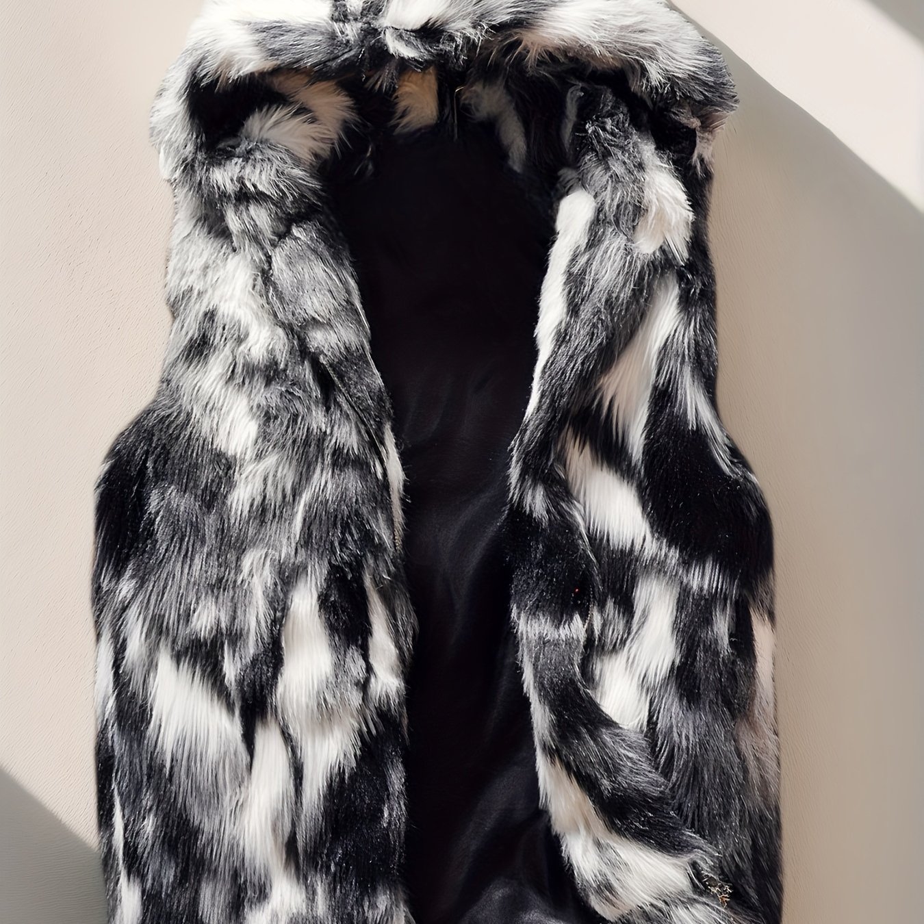 Hombres cálidos invierno fiesta de lujo cosplay casual faux fur transfronterizo