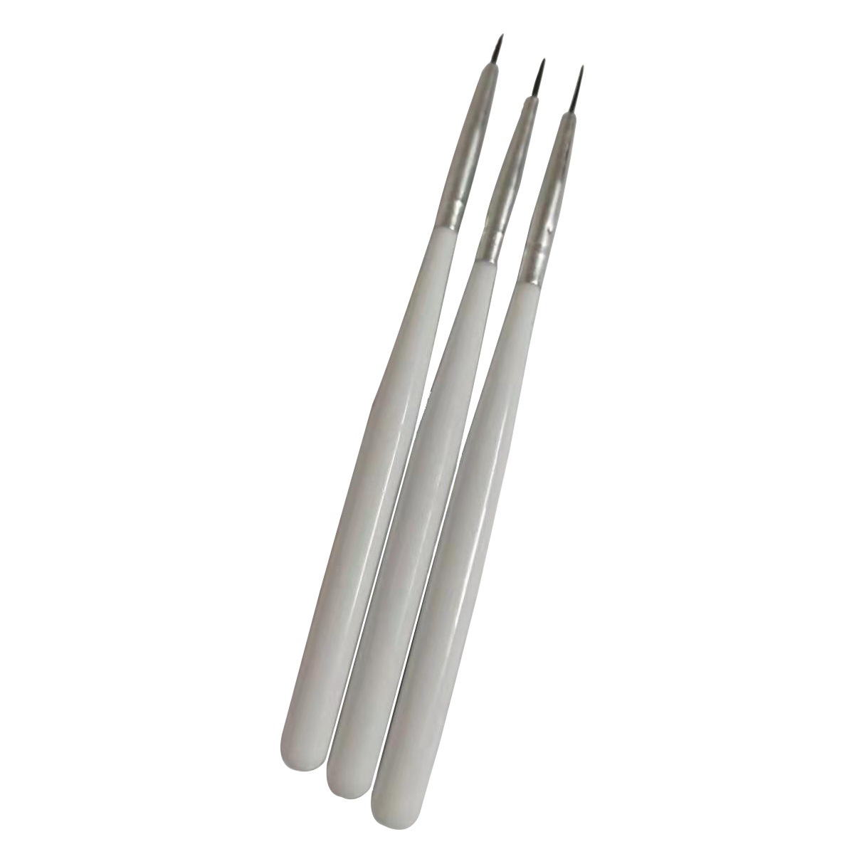 Manicure pen 3 sets of white rod pull pen hook line painting pen color painting pen carving pen nail brush nail brush