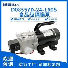 德之颂24伏直流大流量自吸微型电动抽酒泵 低噪大功率直流隔膜泵