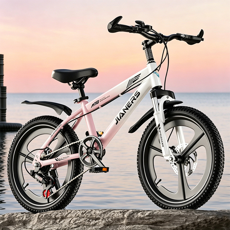 Nuevas bicicletas de 6 - 17 años, niños y niñas, estudiantes de primaria, niños de edad media, niños de velocidad única, bicicleta de montaña adolescente, rodillo de bicicleta image 14