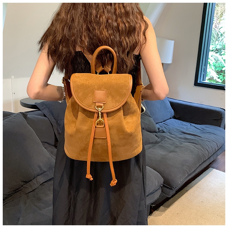 Splicing Solid Color Casual Daily Shopping Women's Backpack display picture 3