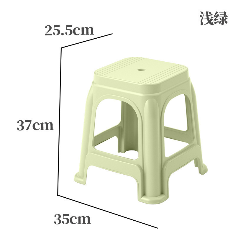 家用登高凳子方圆凳40cm45cm高熟胶方凳板凳熟胶大号朔料熟料便携|undefined