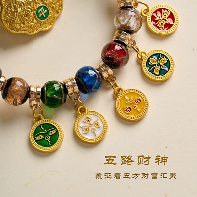 Car hanging, Xizang-Style Thangka Incense Ash Glass Car Hanging