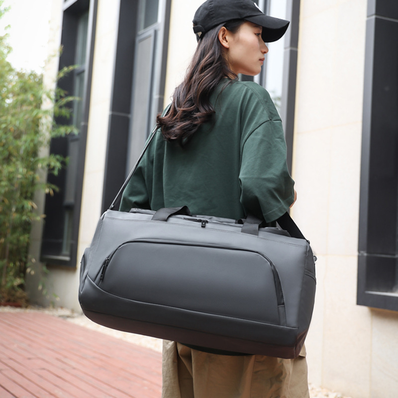 新しいスポーツフィットネスバッグメンズトラベルウェットとドライ分離短距離ポータブル荷物バッグ女性のヨガバッグDKB7068-2|undefined
