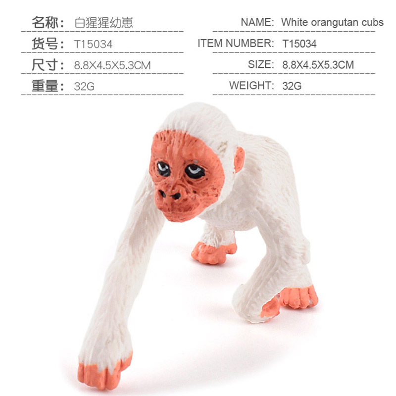 PL127-419 Cachorro de orangutan blanco 32g