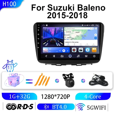 Suitable for Suzuki 15-18 Models, Baleno Android Large-Screen Navigation Gps Central Control Screen Navigation All-In-One Machine Dvd Navigation (DVD Navigation) - wifi-1g32g-9inch